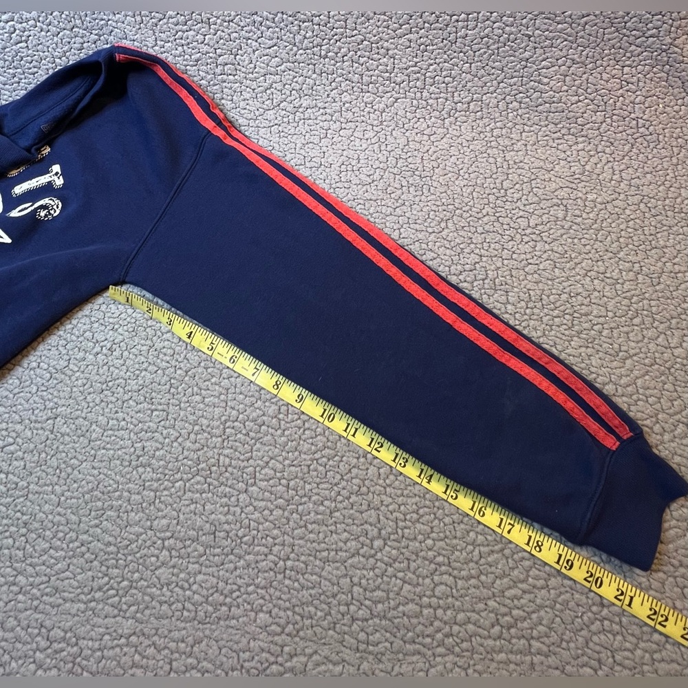 Peanuts Long Sleeve Sweatshirt Womens Size Small Blue And Red Stripes - Picture 6 of 9